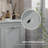 Tilt-Out Laundry Sorter Cabinet, Bathroom Storage Organizer With Two-Compartment Tilt-Out Hamper