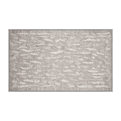 Machine Washable Gray Area Rug