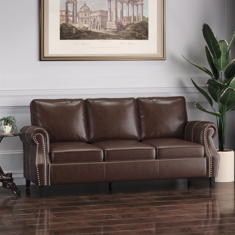 3 SEATER SOFA, Dark Brown