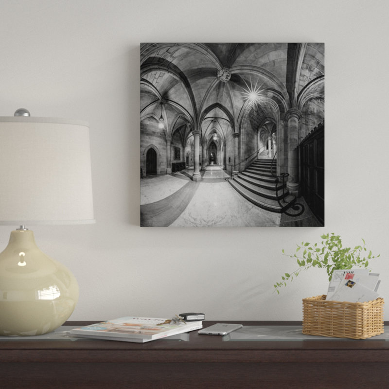 « undercroft », impression sur toile, H 18 po x l 18 po x P 1,5 po, Toile tendue, Pas de tapis