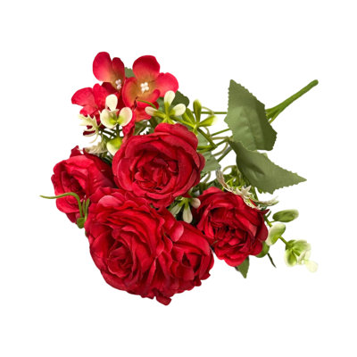  Faux fleurs artificielles pour décoration intérieure Branches de fleurs pour centres de mariage