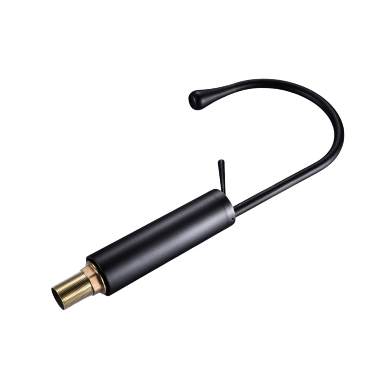 Tall Body Black Bathroom Basin Faucet