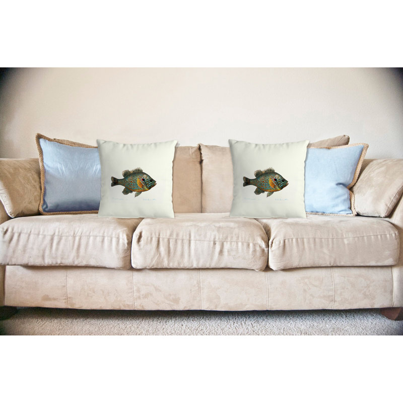 Housse et insert de coussin carré d'extérieur citrouille, 18" x 18"