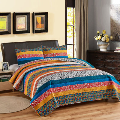 QSM04210203 Striped Quilt