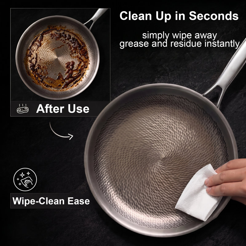 Stainless Steel Frying Pan