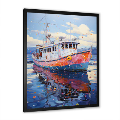 Pêche, bateau crabe d'Alaska - bateau côtier, art mural
