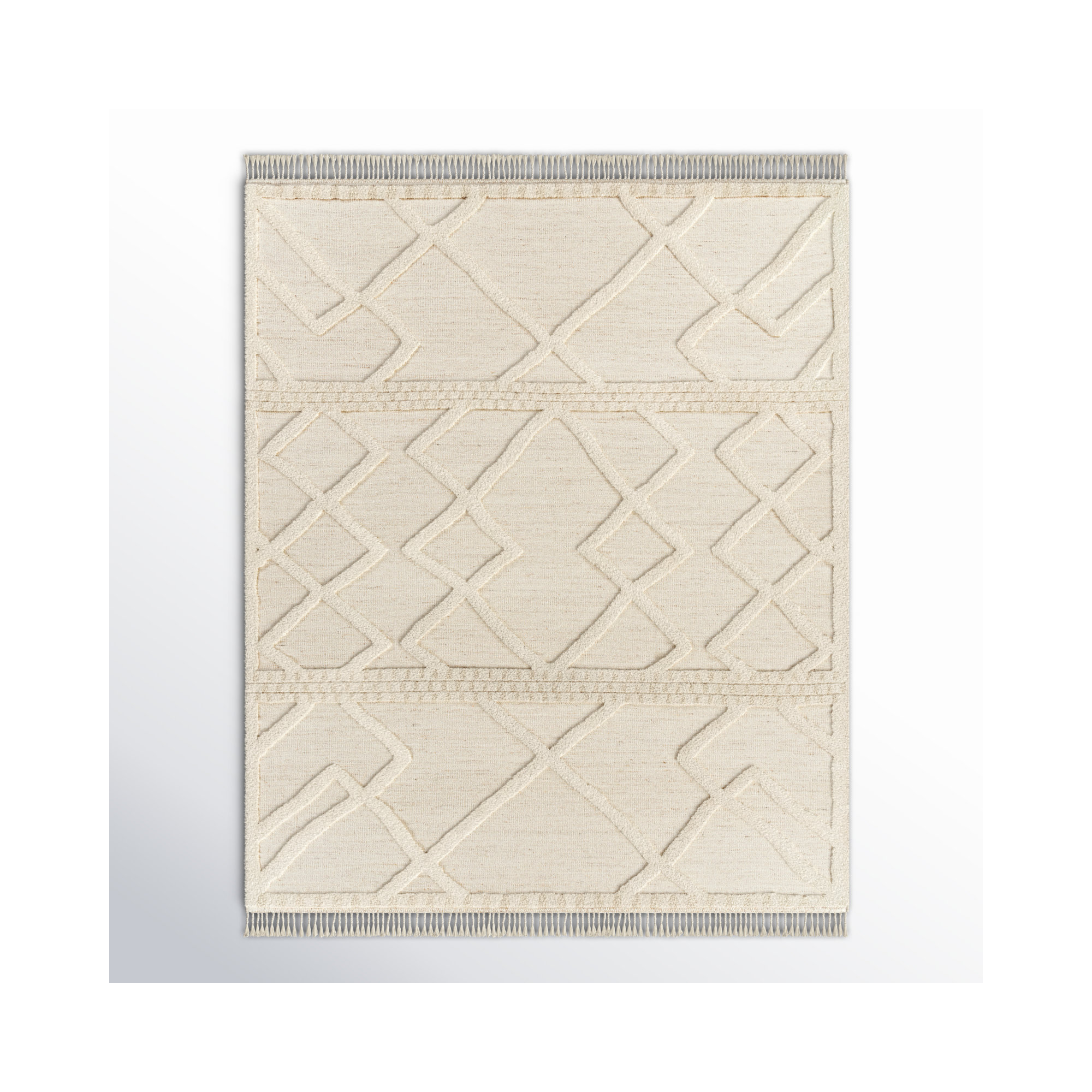 Leanna Handmade Wool Rug, Rectangle 10' x 14'