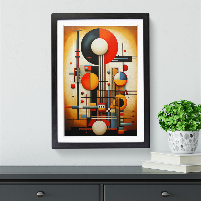 Single Picture Frame Print on Wood, Black Framed, 34cm H x 25cm W