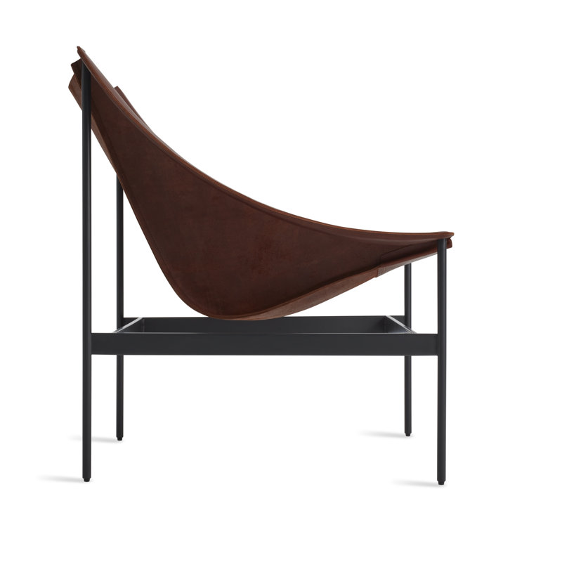Heyday Lounge Chair, Chestnut Full Grain Leather