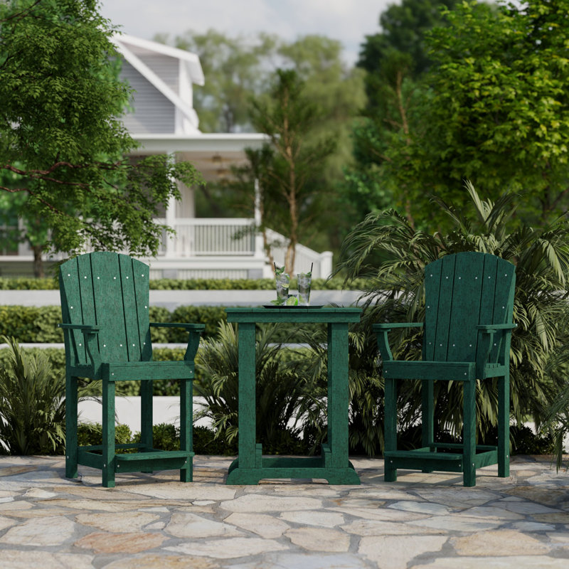 Heritage 3-Piece Patio Set, Turf Green