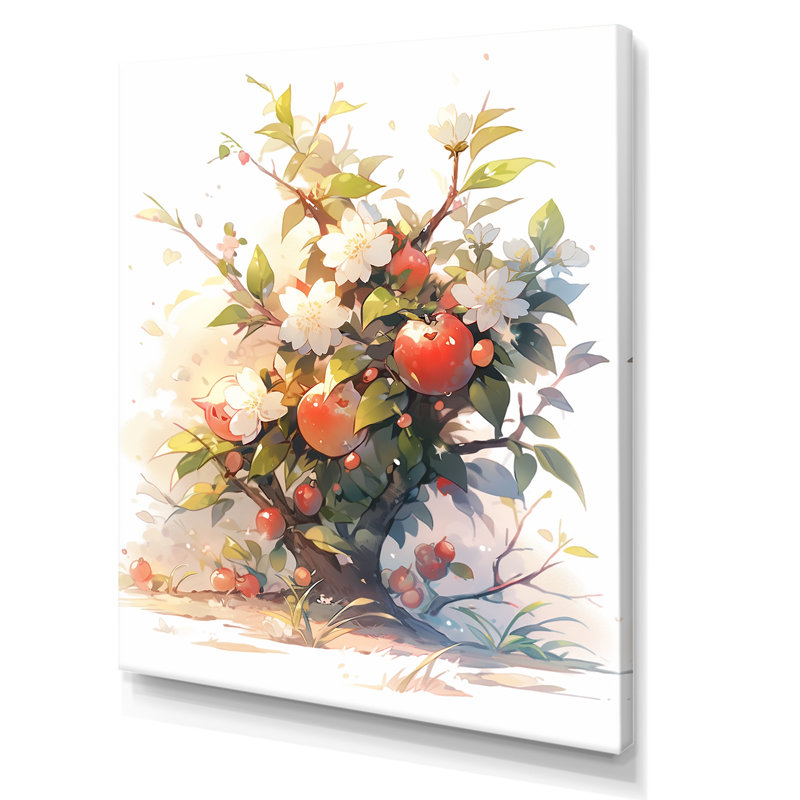 «A Gardens Flower Grace II», reproduction sur toile, Toile tendue, H 32 po x l 16 po x P 1 po