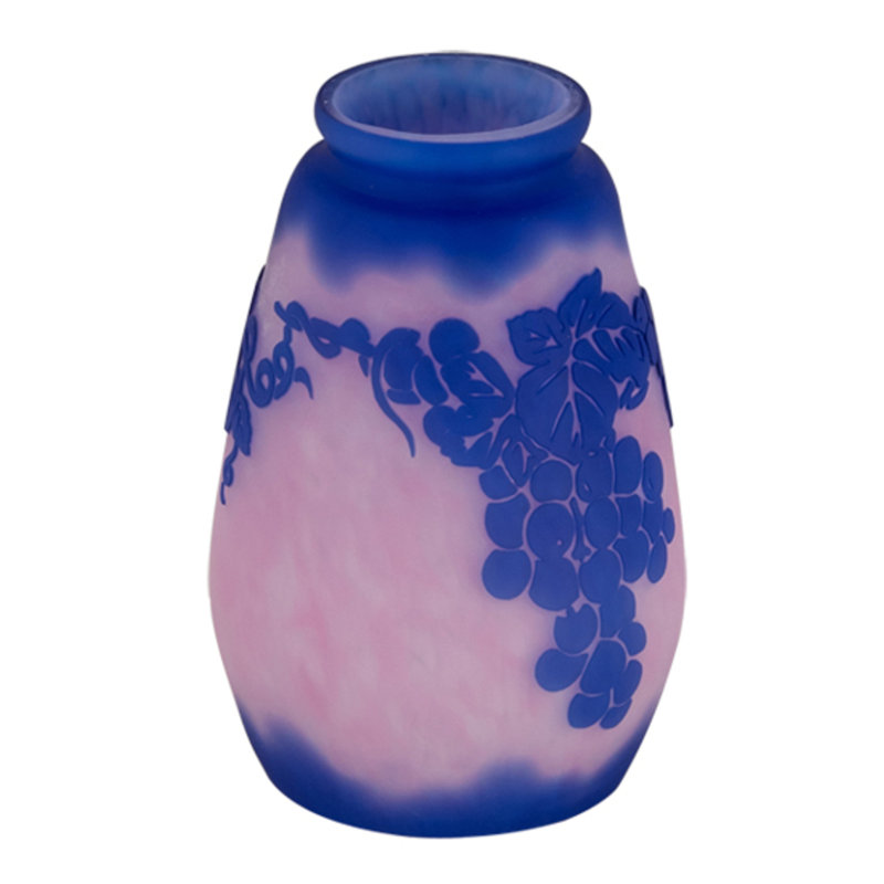 Cameo Grape Oval Candelabra Shade