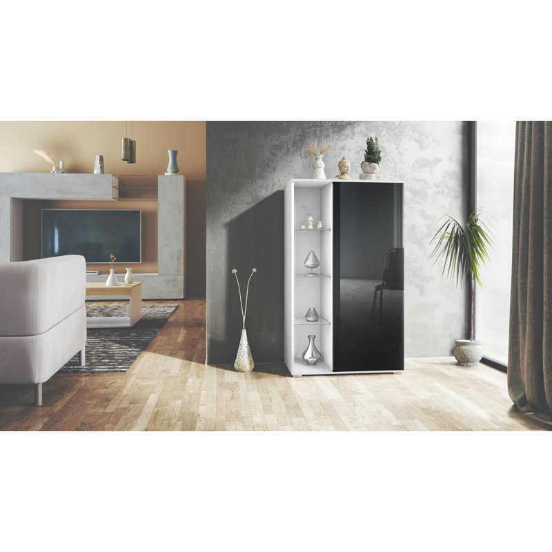 Shameerah Booth Display, White / Black