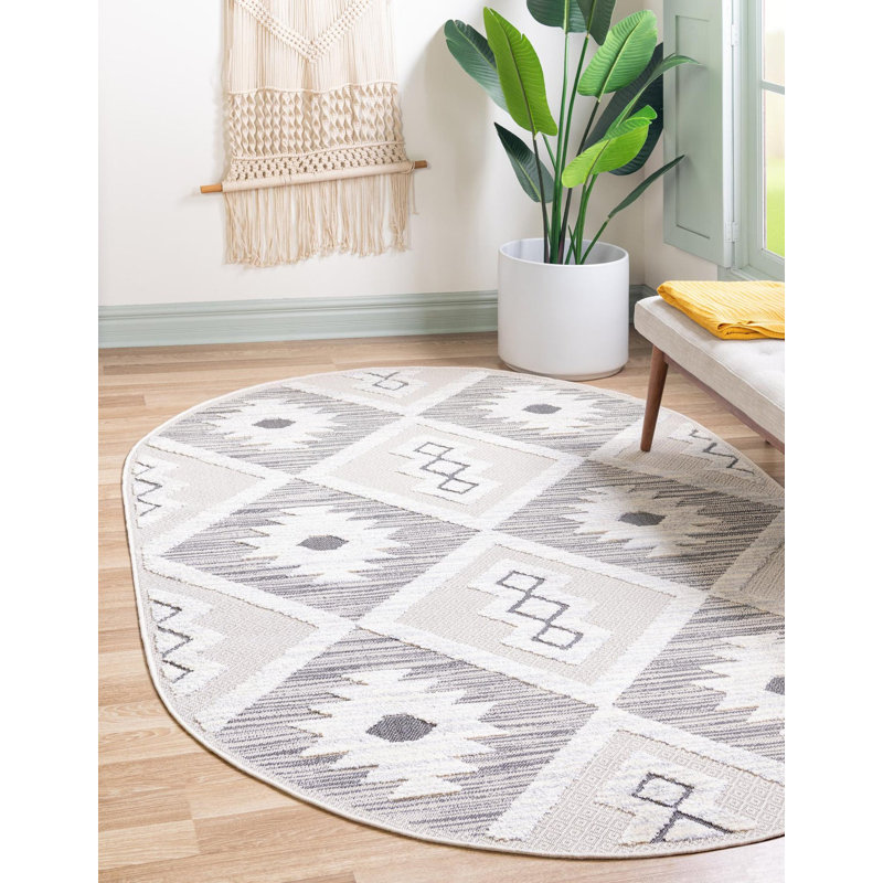 Groton Indoor Rug, Oval 7'10" x 10'