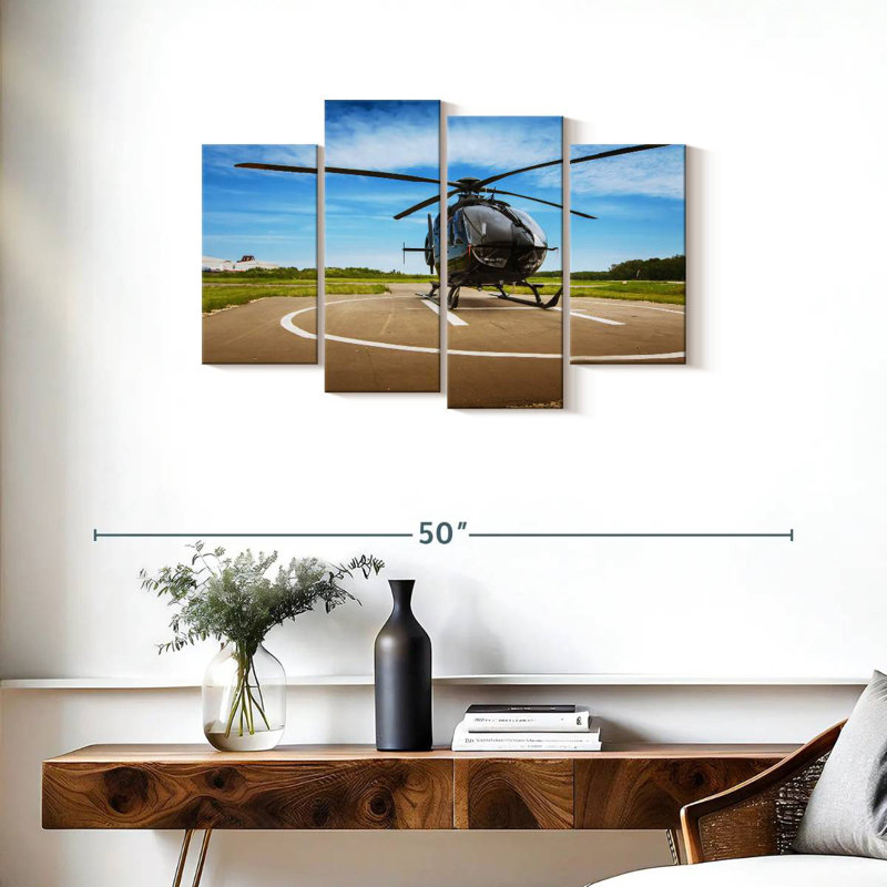 Mehar Helicopter, 22" H x 36" W
