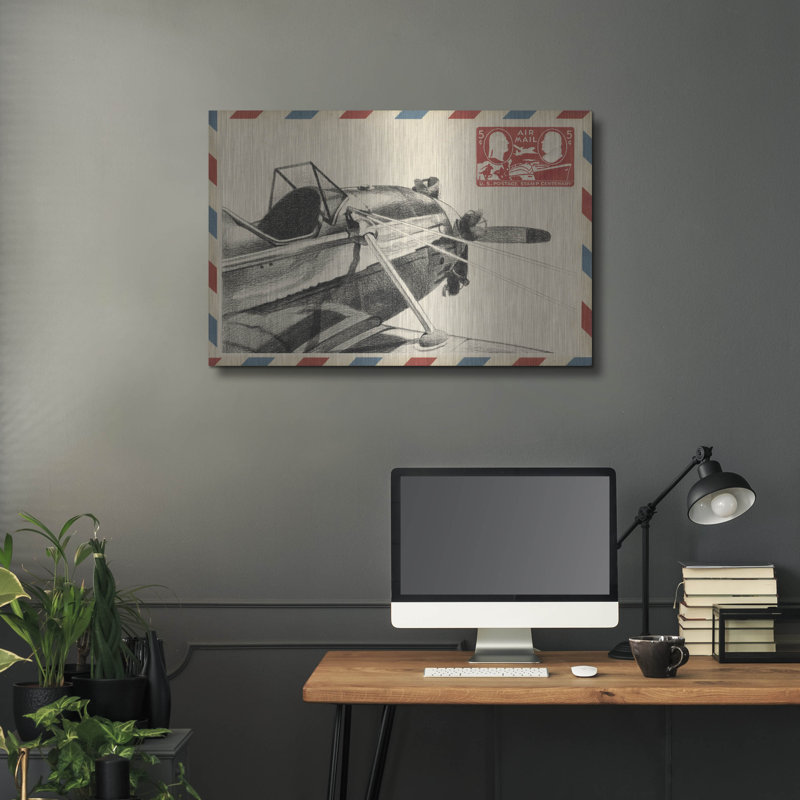 «Small Vintage Airmail I» par Ethan Harper, H 24 po x l 36 po