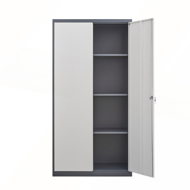 Armoire de rangement pour vêtements, Gris