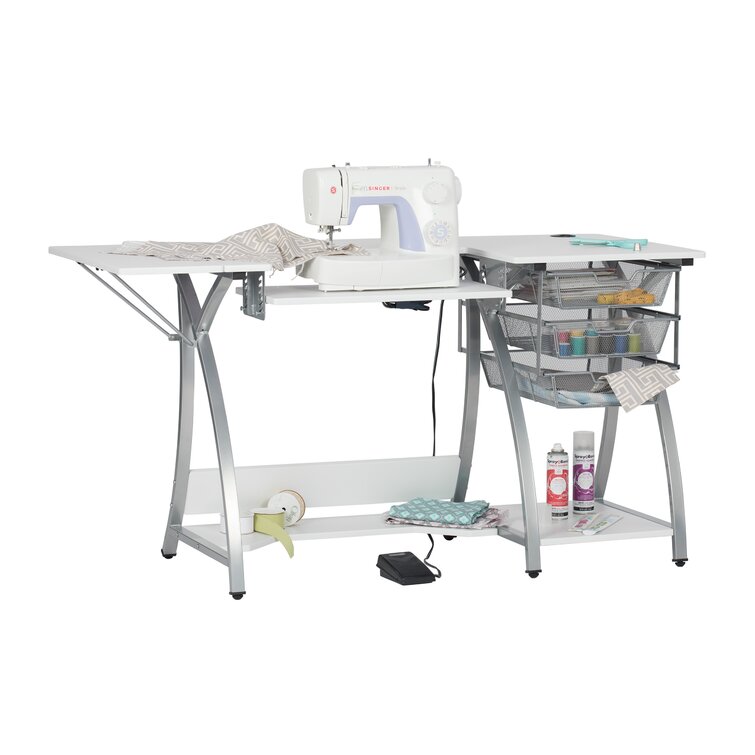 Sew Ready 56.75'' x 23.75'' Foldable Sewing Table with Sewing Machine  Platform & Reviews - Wayfair Canada