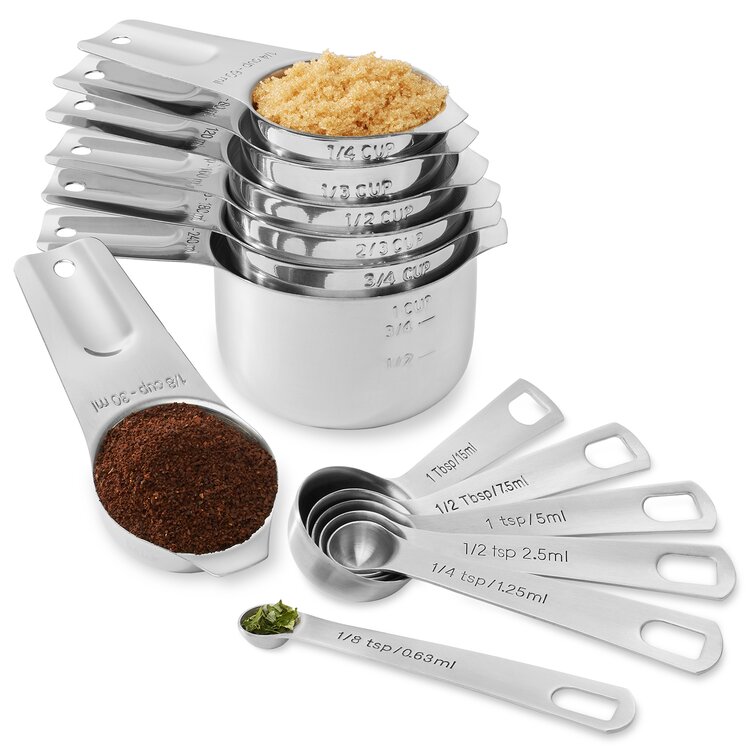 3/4 Cup (180 ml | 180 cc | 6 oz) Measuring Cup, Stainless Steel Measuring  Cups, Metal Measuring Cup, Kitchen Gadgets for Cooking