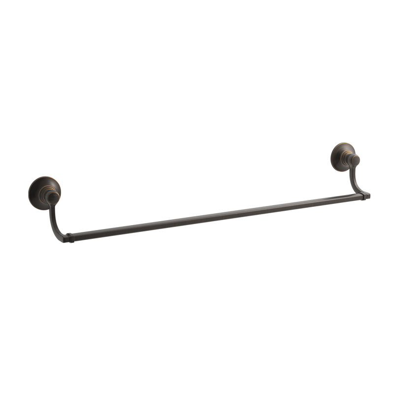 Bancroft 7" Wall Mounted Towel Bar, 24"W, Oil Rubbed Bronze