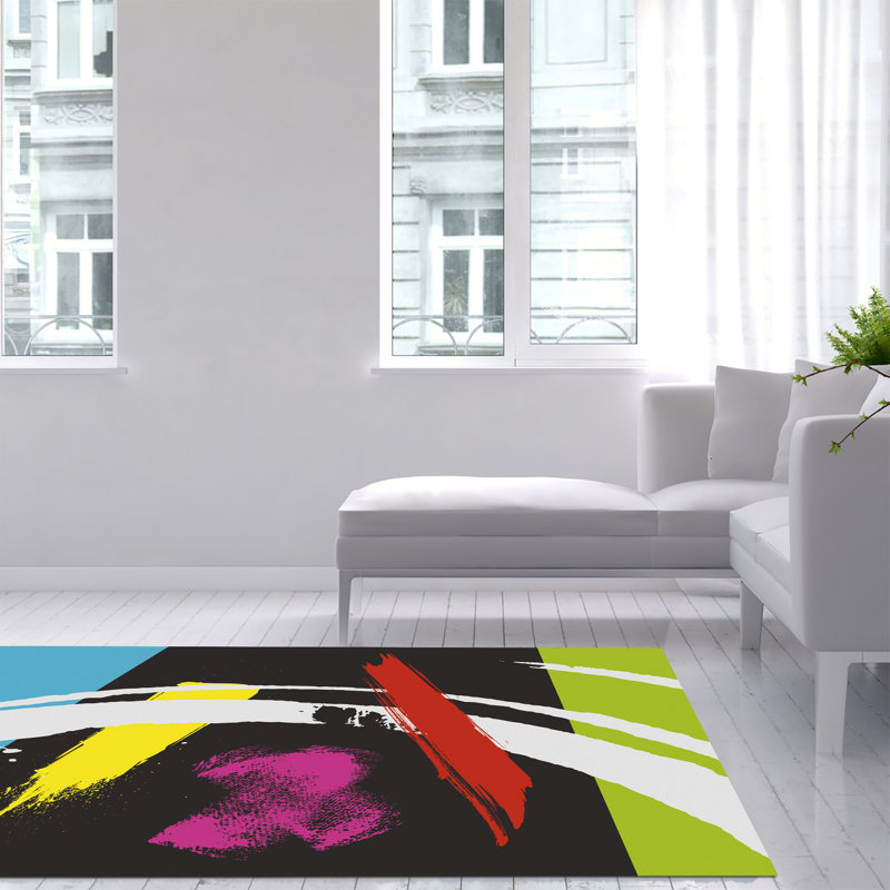 Flarrie Abstract Area Rug, Rectangle 155 x 230cm