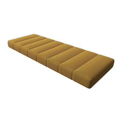 3'' H Custom Bench Cushion for Indoor/Outdoor Furniture, Fleece Anti-Pet Scratch Window Seat Cushion, Premium 70D High-Resilience Foam Waterproof