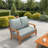 Sunbrella Outdoor Loveseat Cushion, Deep Seat/Back Replacement Cushion 5 Inch-8403115