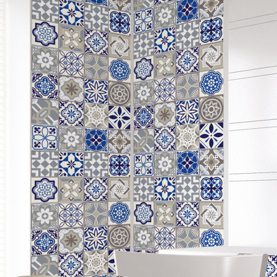 6'' W x 6'' L Vinyl Peel and Stick Field Tile