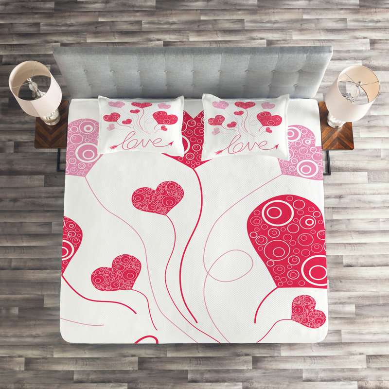 Modern & Contemporary Polyester Coverlet, King Bedspread + 2 Shams