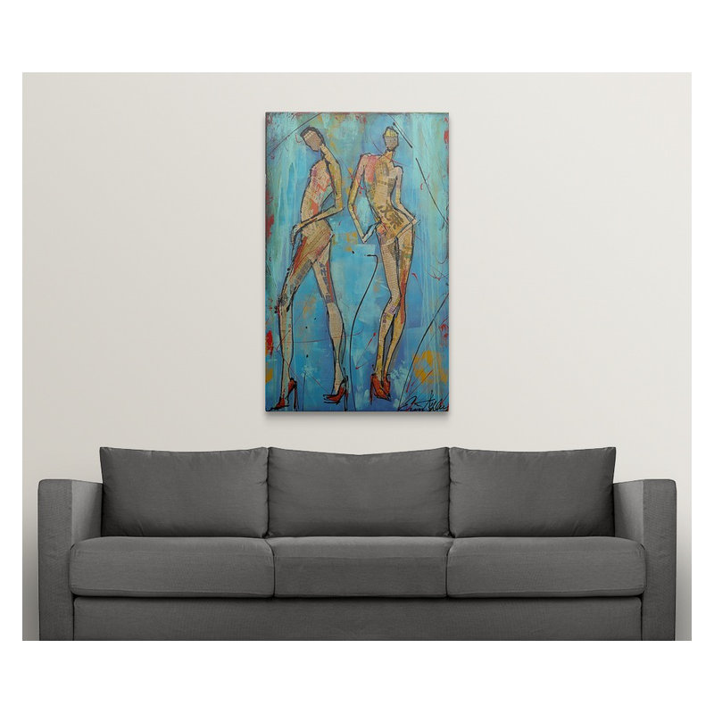 Ocilla Modern & Contemporary, 36" H x 22" W x 1.5" D, Canvas