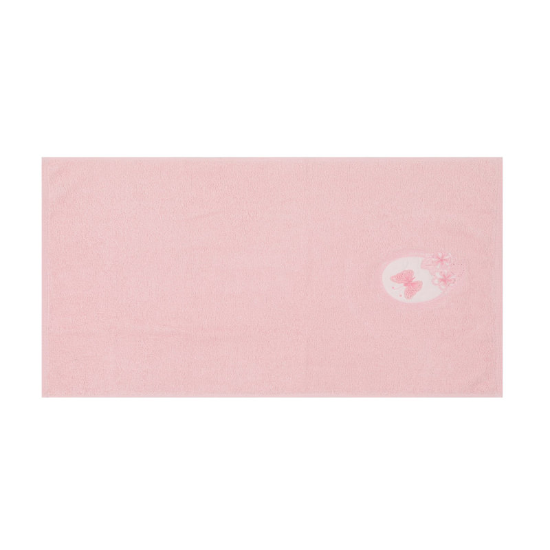 Ensemble de serviettes 2 pièces, Rose clair
