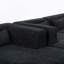 Chaise longue rembourrée avec coussin de dossier pour le salon-724904019