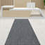 Tapis d'entrée antidérapant gris