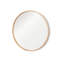 Luvine Solid Wood Round Mirror-846313782