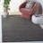 Misak Hand Tufted Wool/Cotton & Other Fiber Solid Color Rug in Gray-1150223074