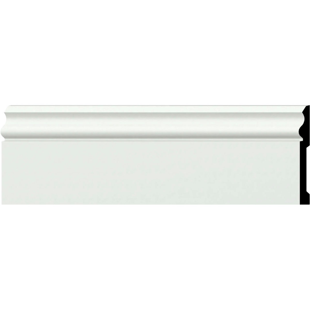 5 1/2"H x 5/8"P x 94 1/2"L Aberdeen Baseboard Moulding Ekena Millwork