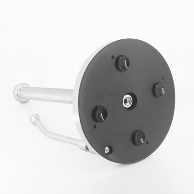 Porte-essuie-tout autoportant en acier inoxydable