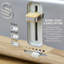 Swan Nordic 4-Slice Toaster with Defrost/Reheat/Cancel Functions, Cord Storage, 1500W-129480203