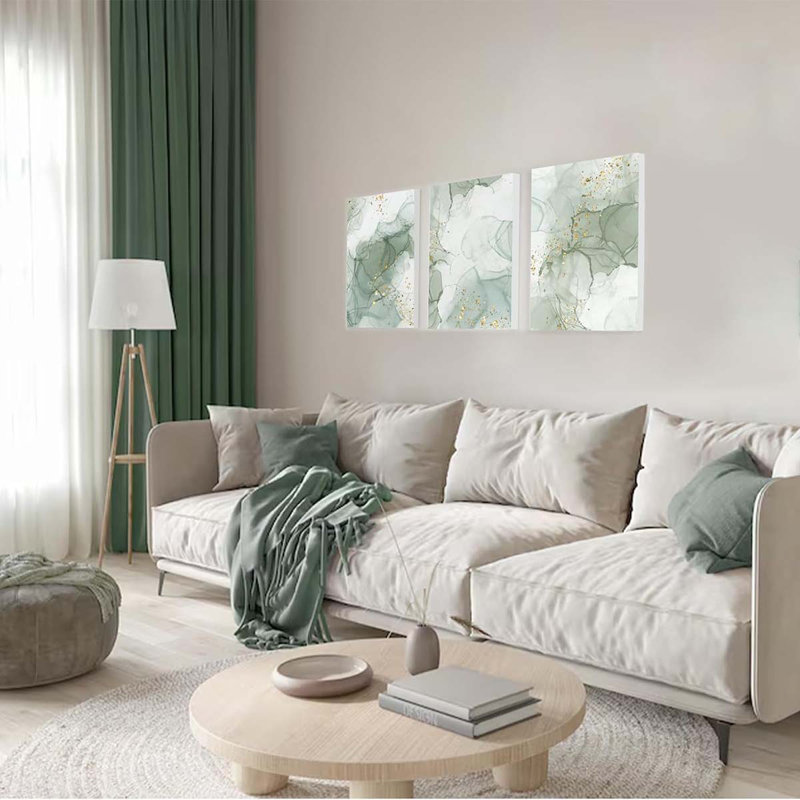 3 Piece Wrapped Canvas Print, 40 cm H x 30 cm W