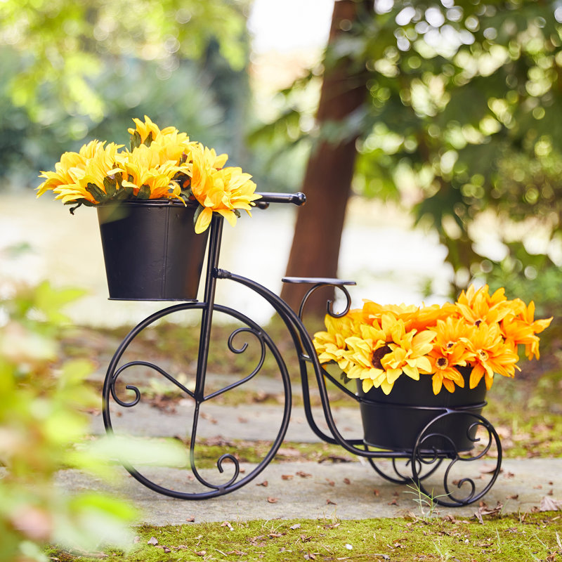 Support pour plante Marshburn, Noir