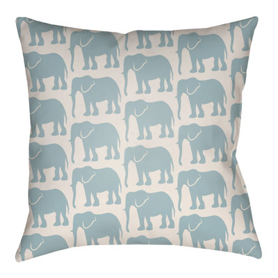 Lolita Elephant Elephant Outdoor Square Pillow Cover & Insert