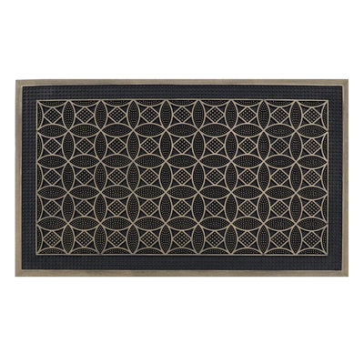 Havana Non-Slip Geometric Outdoor Doormat