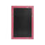 Miroir pastel festonné rose-131633290