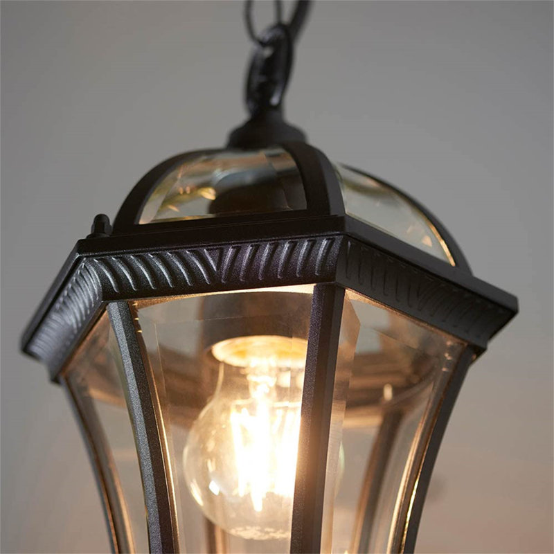 Goleta 1 - Light Black/Clear Single Pendant