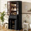 67.2" Tall Modern Bathroom Vanity With Soft-Close Doors, Hardware, And Customizable Layout Storage Cabinet High 4 1 Drawer, Adjustable Shelves, Matte Finish-1599329750