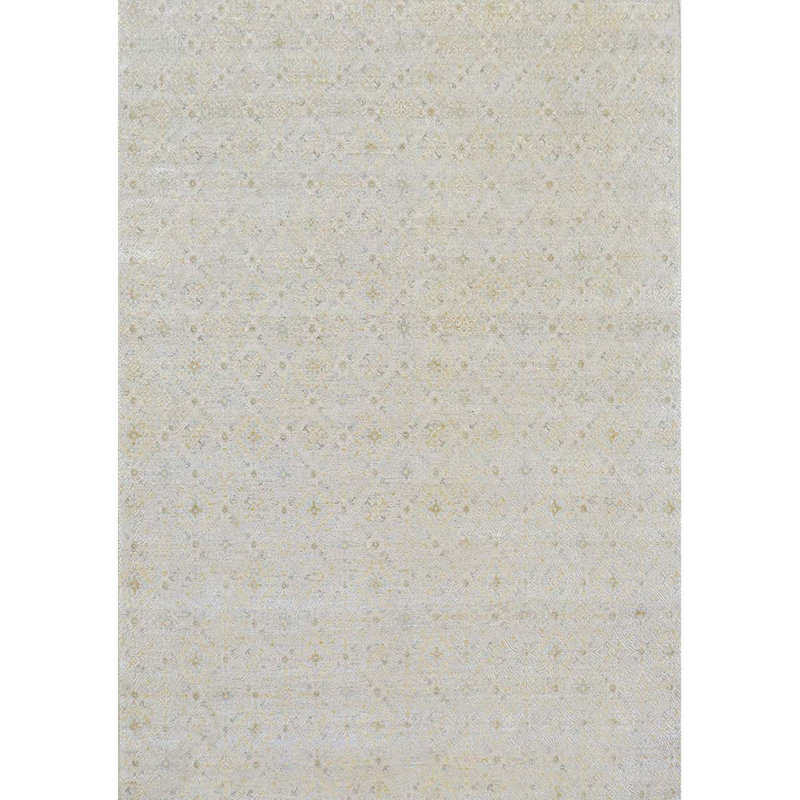 Wool Geometric Area Rug, Rectangle 8' x 10'