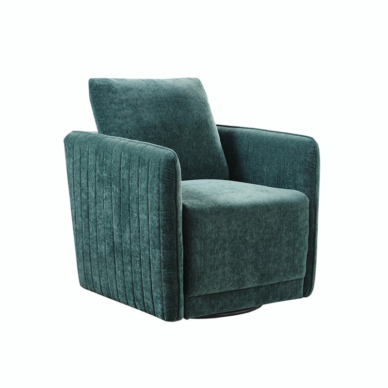 Fauteuil pivotant rembourré 360 degrés Kaley