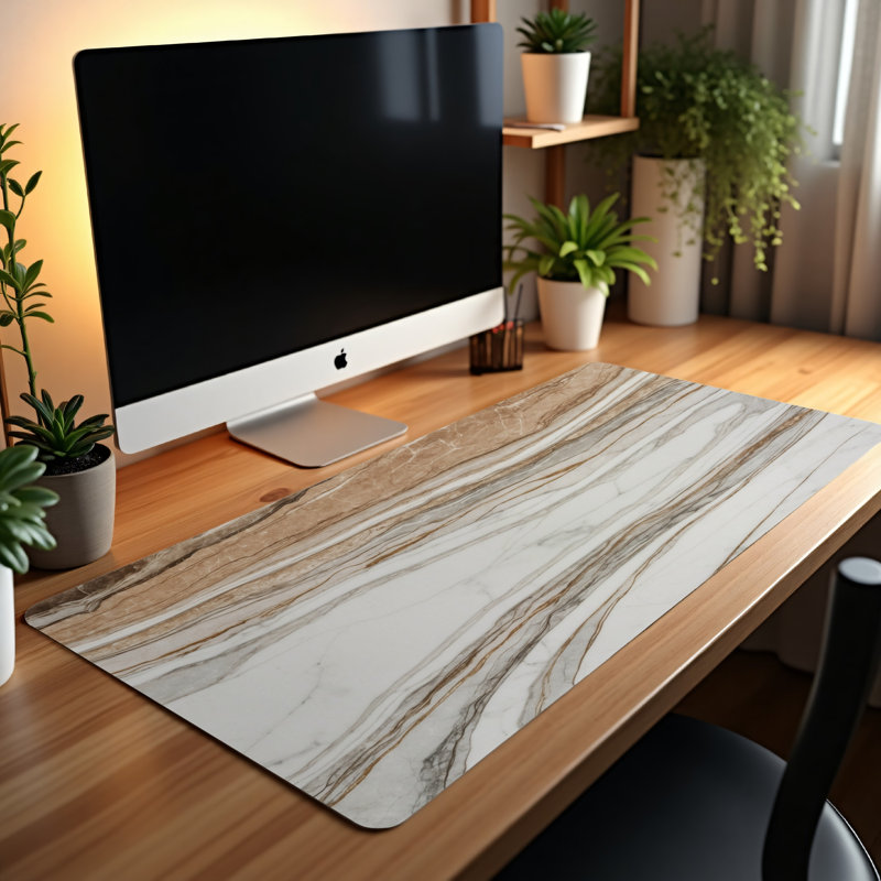 Polyester Desk Pad, 14.4x12.1