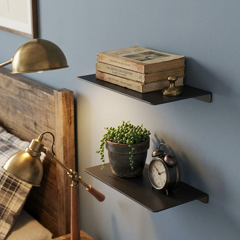 2 Piece Aluminum Floating Shelf