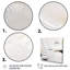 Blanc et or ondulations de pierre - art mural abstrait en marbre-145424780-145424771-183887088